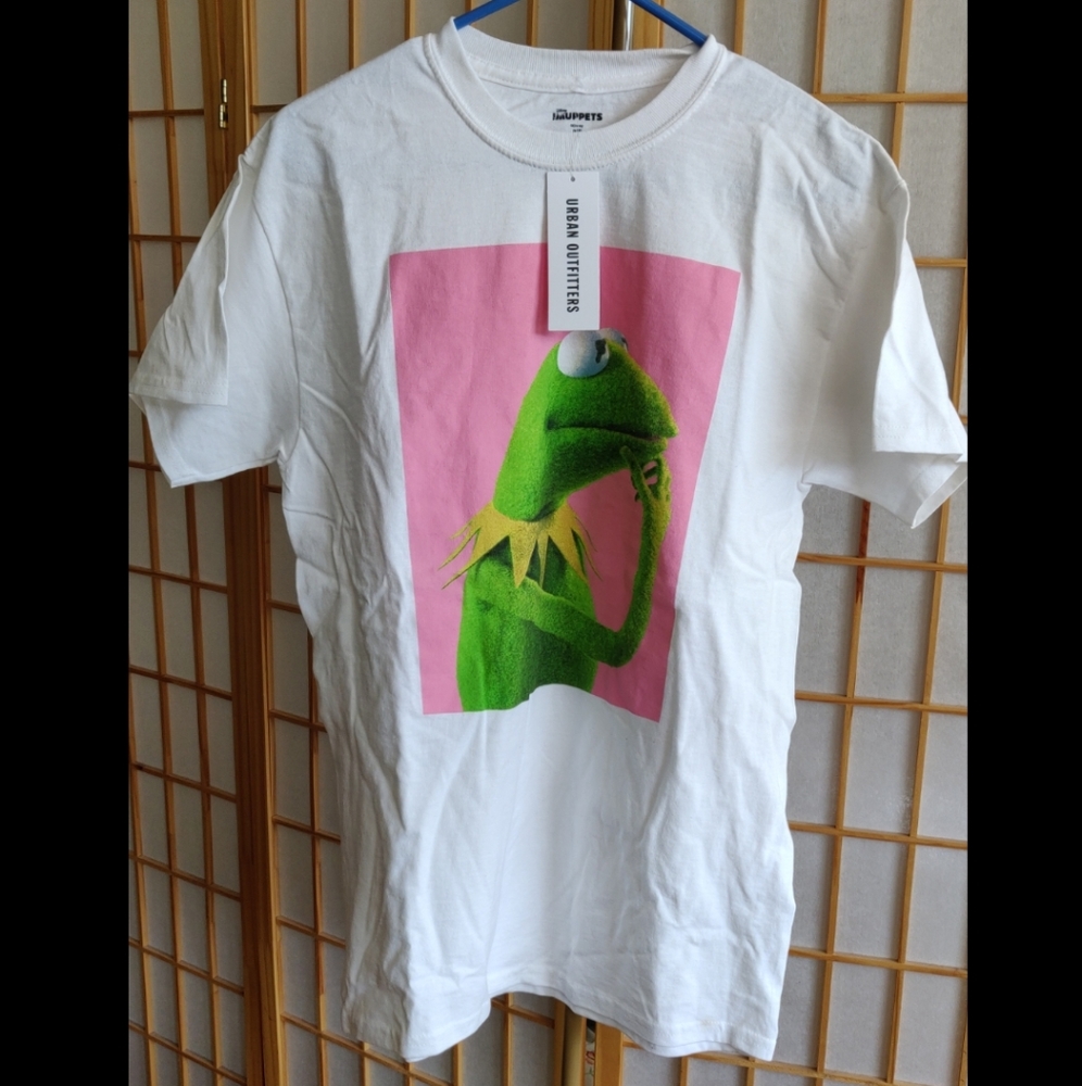 Urban Outfitters White Kermit T Shirt